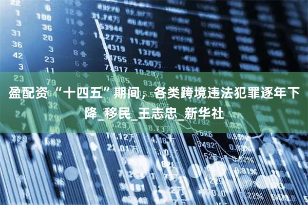 盈配资 “十四五”期间，各类跨境违法犯罪逐年下降_移民_王志忠_新华社