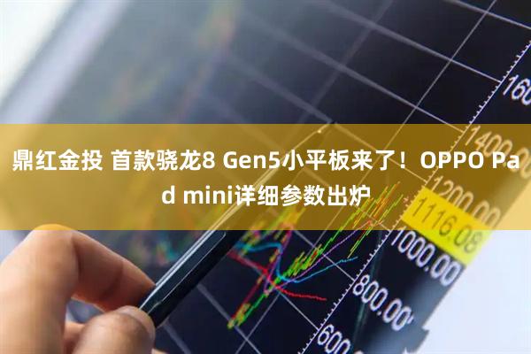 鼎红金投 首款骁龙8 Gen5小平板来了！OPPO Pad mini详细参数出炉